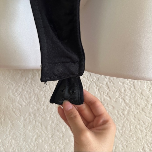 Zara Women’s Black Mesh Sheer Cutout Long Sleeve Bodysuit - Picture 7 of 8